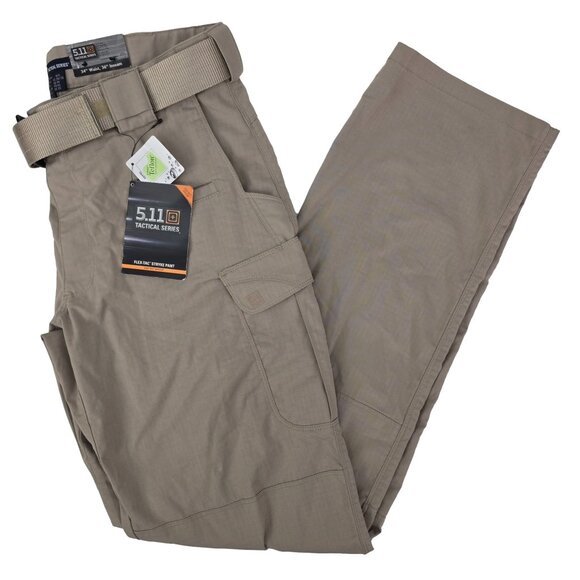 5.11 Tactical Stryke Cargo Pants Men’s 34x36 Flex-Tac Khaki Ripstop Duty 74369 - Picture 1 of 8